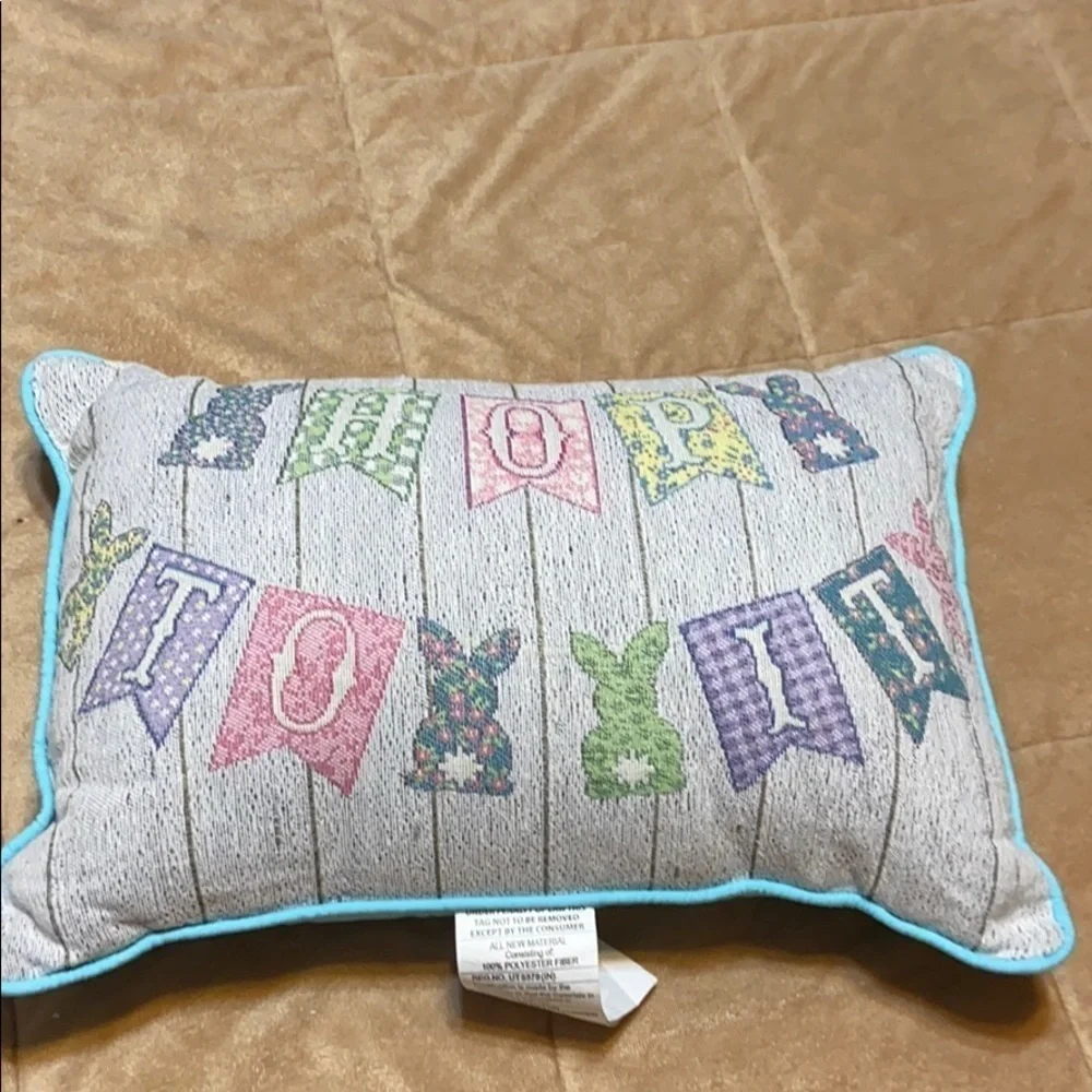 “Hop to It” Throw Pillow